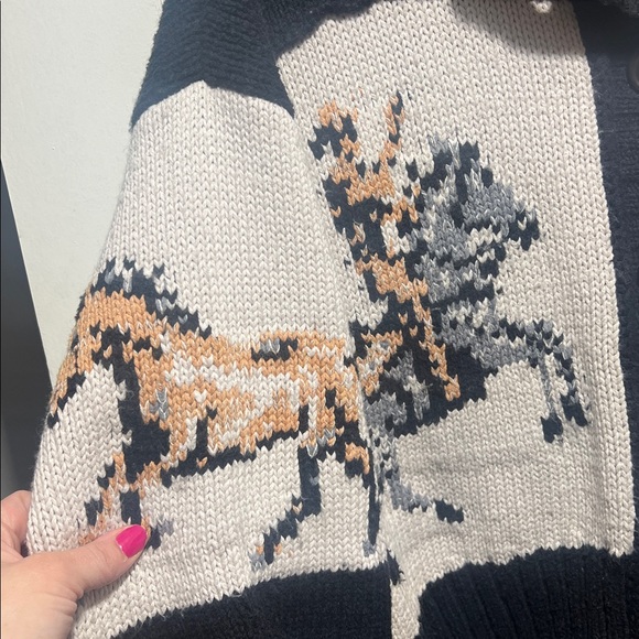 Pilcro Horse Graphic Cardigan - Picture 8 of 8